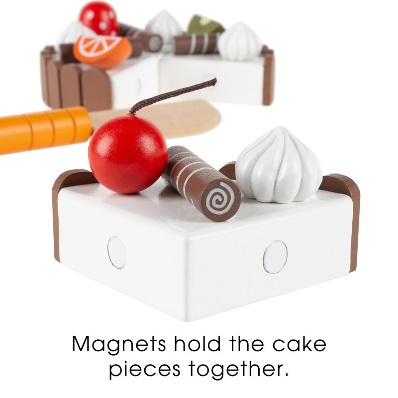 Kids Wooden Magnetic Play Food Set